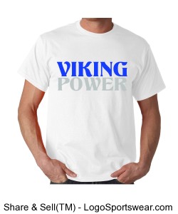 Gildan Adult T-shirt V-power Design Zoom