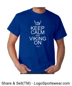Gildan Adult Keep Calm T-shirt Design Zoom